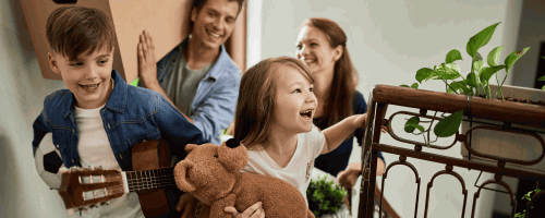 Moving house with children